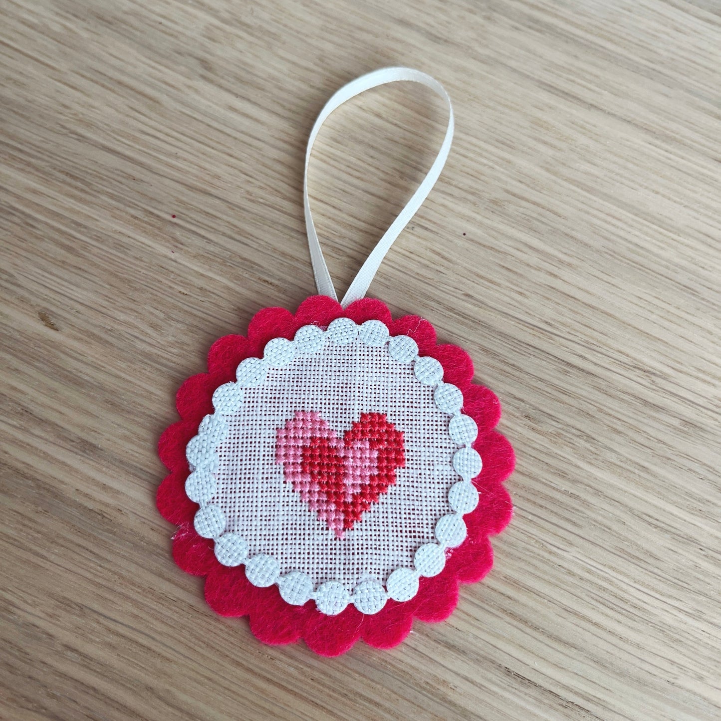 La mini broderie Coeur